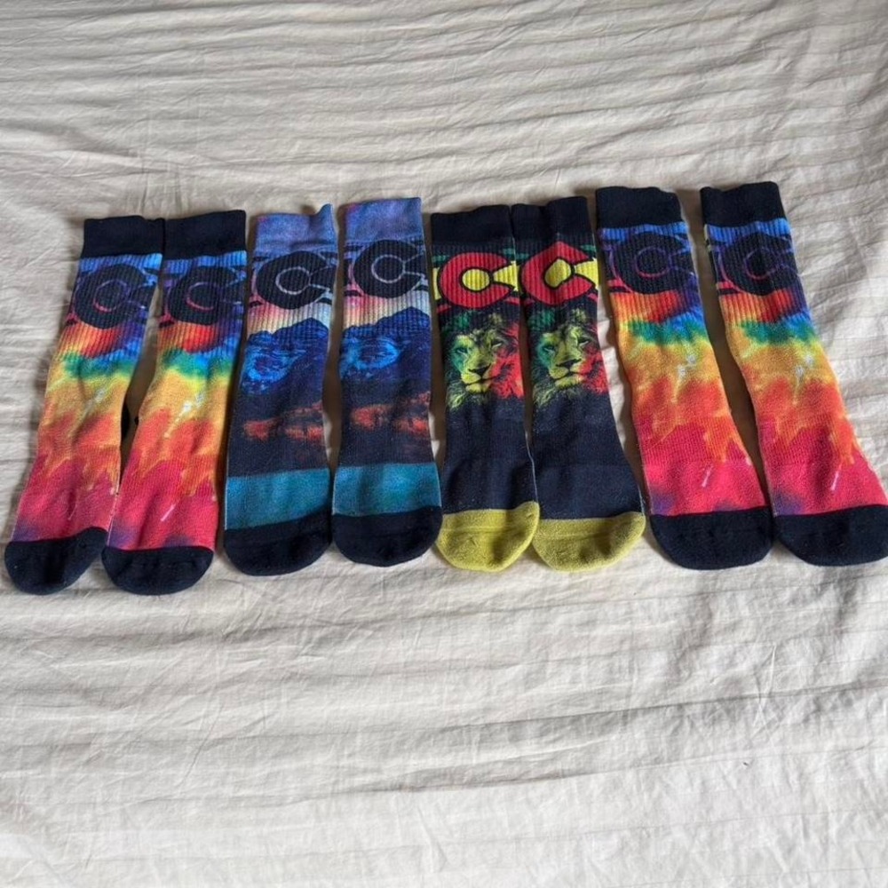 Crew Socks | Colorado Flag Graphic Bundle